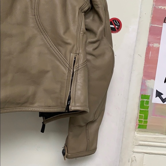 Tan Frank Thomas Lady Rider motorcycle jacket - Picture 5 of 5
